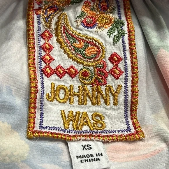 Johnny Was Multicolored Floral Maxi Skirt Sz-XS - Picture 7 of 8